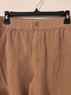 Pact Gauze Pants in Light Terracotta Organic cotton